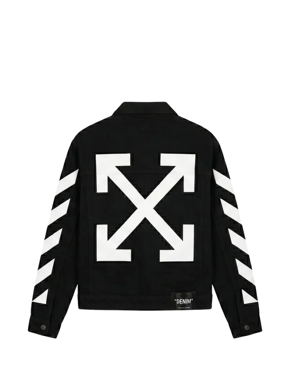 Off-White Jack met Arrows-print Zwart