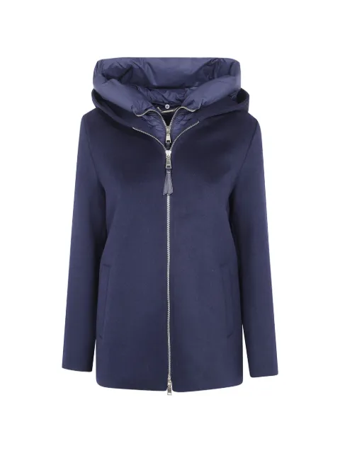 Seventy hooded zip-up coat