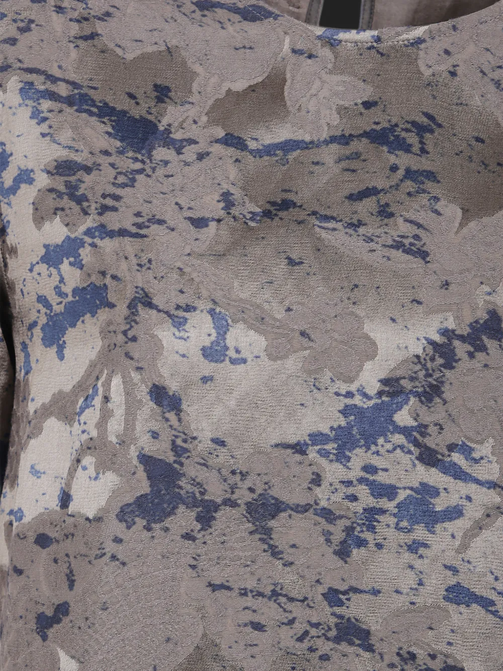 Uma Wang abstract-pattern jacquard-weave maxi dress Grijs