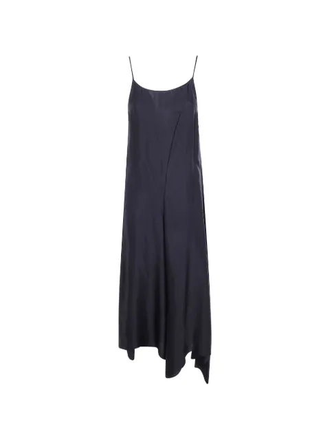 Uma Wang asymmetric satin-finish dress
