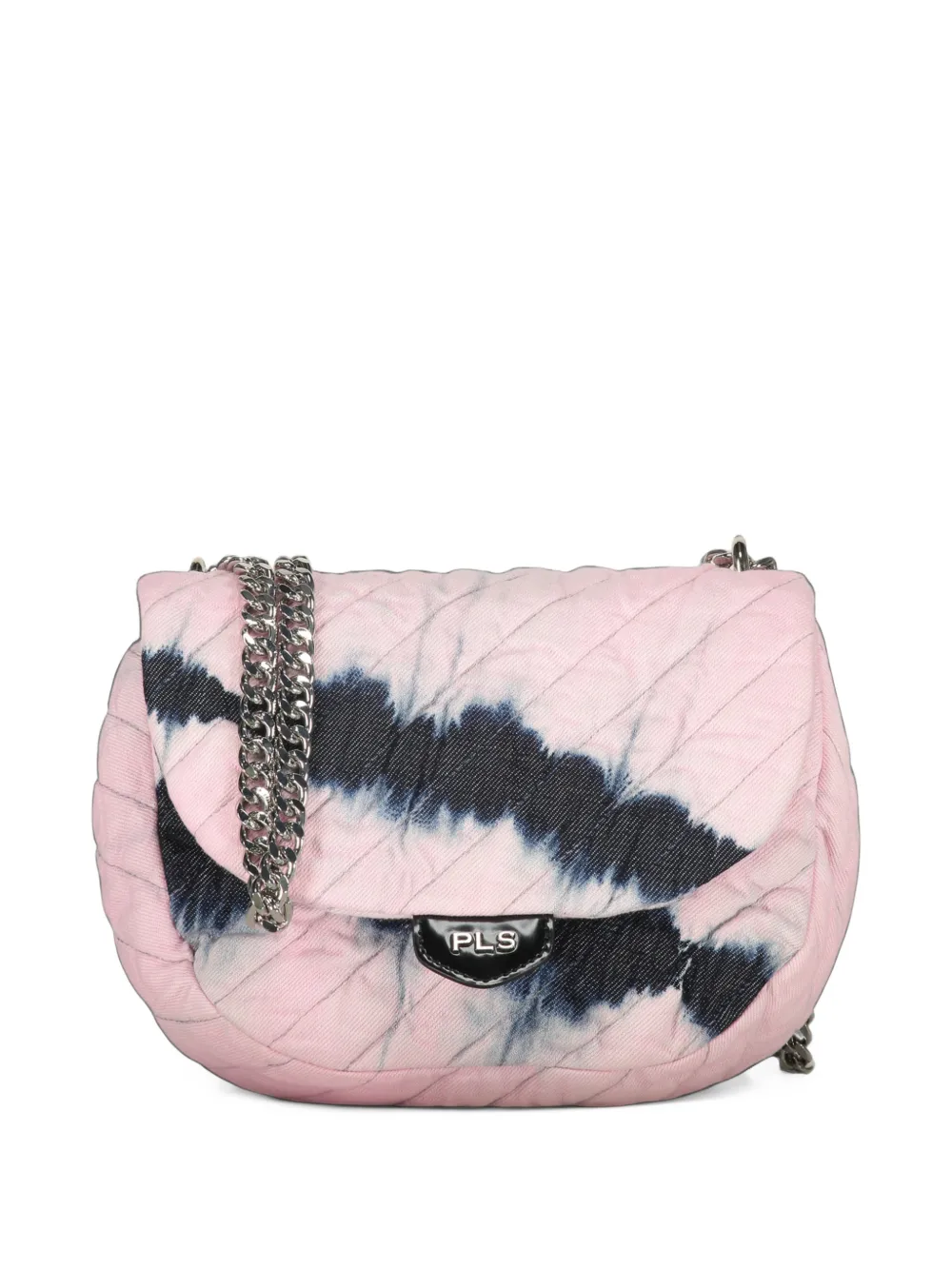 Philosophy Di Lorenzo Serafini Gewatteerde schoudertas met tie-dye print Roze