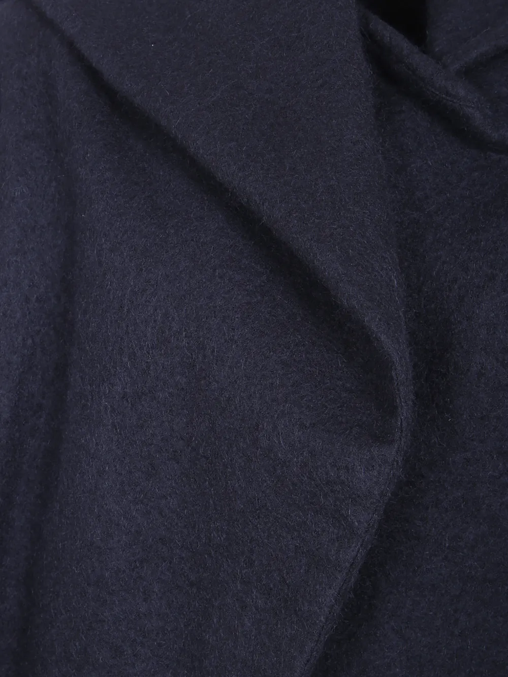 Yohji Yamamoto asymmetric draped cape Blauw