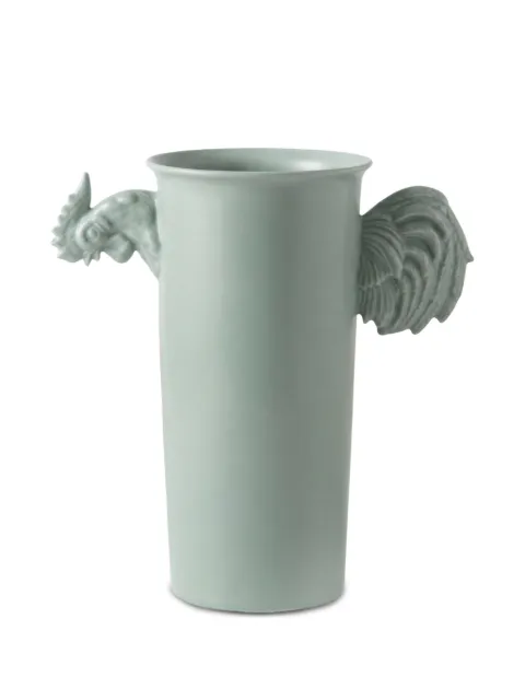 REBIRTH CERAMICS large Gallo cockerel-detail vase