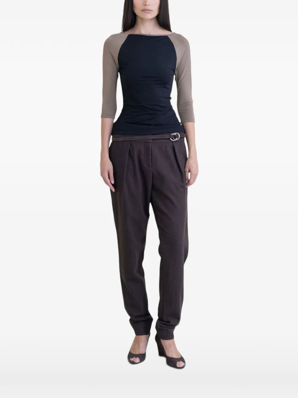 BELLE ANNA raglan-sleeve top