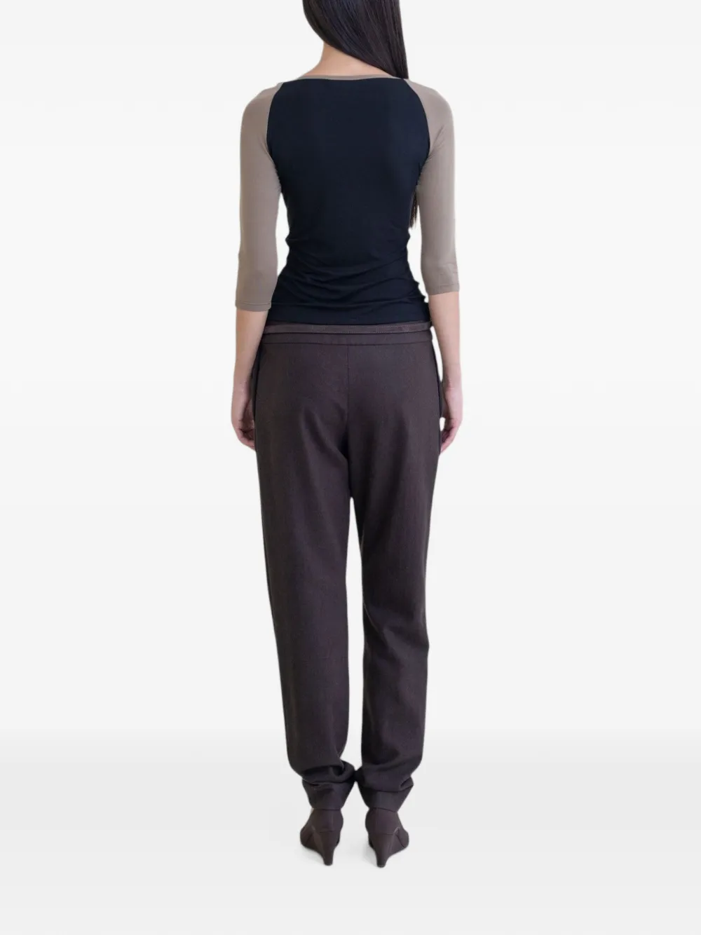BELLE ANNA Top met raglan mouwen Zwart
