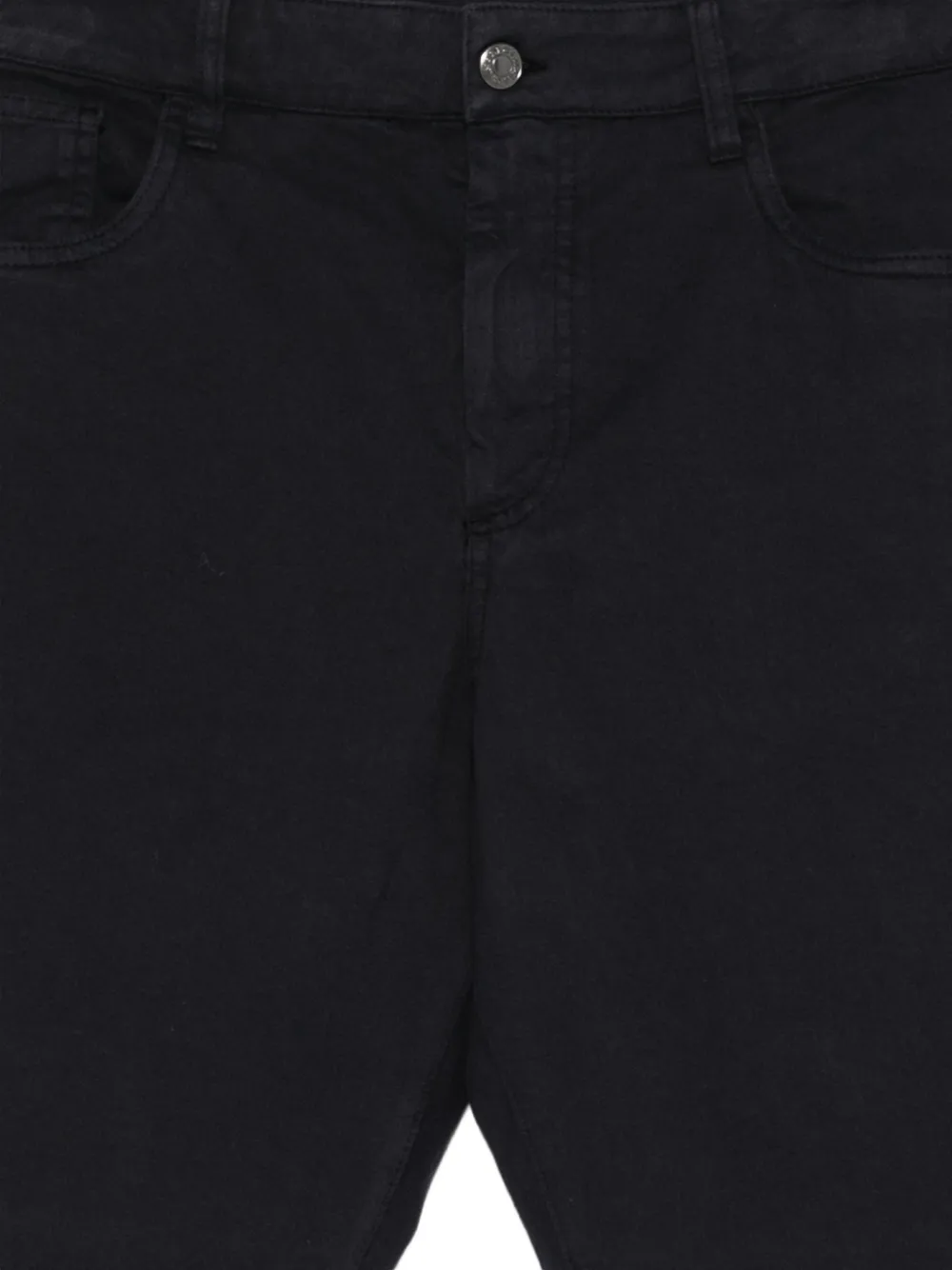 Canali logo-patch jeans Blauw