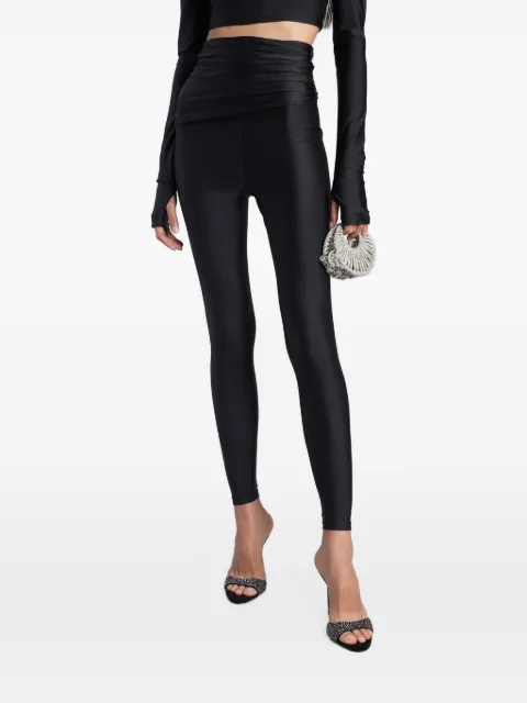 THE ANDAMANE Vicky ruched-waistband leggings