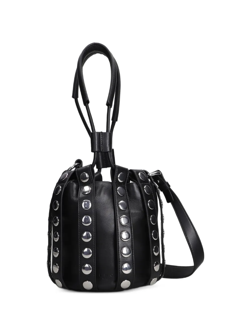 IRO Column Purse Studs bucket bag - Nero
