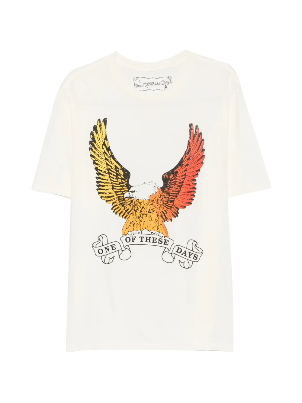 One Of These Days graphic-print T-shirt - Weiß