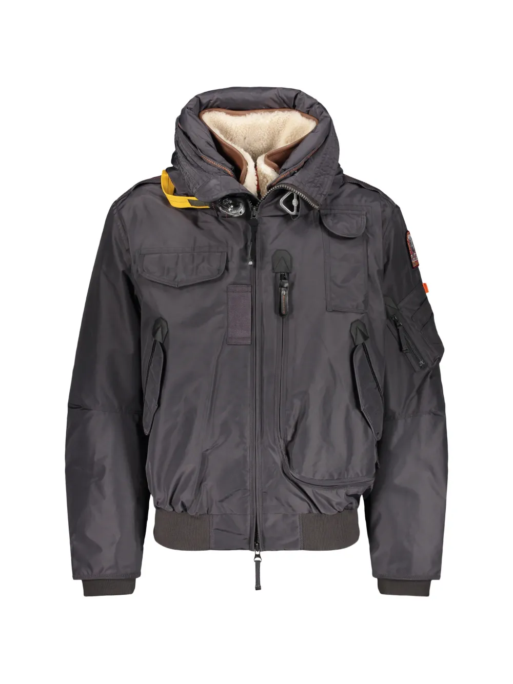 Parajumpers Gobi S. shearling-trim hooded jacket - Gris Parajumpers Gobi S. shearling-trim hooded jacket - Gris