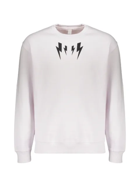 Neil Barrett Fair Isle Thunderbolt sweatshirt