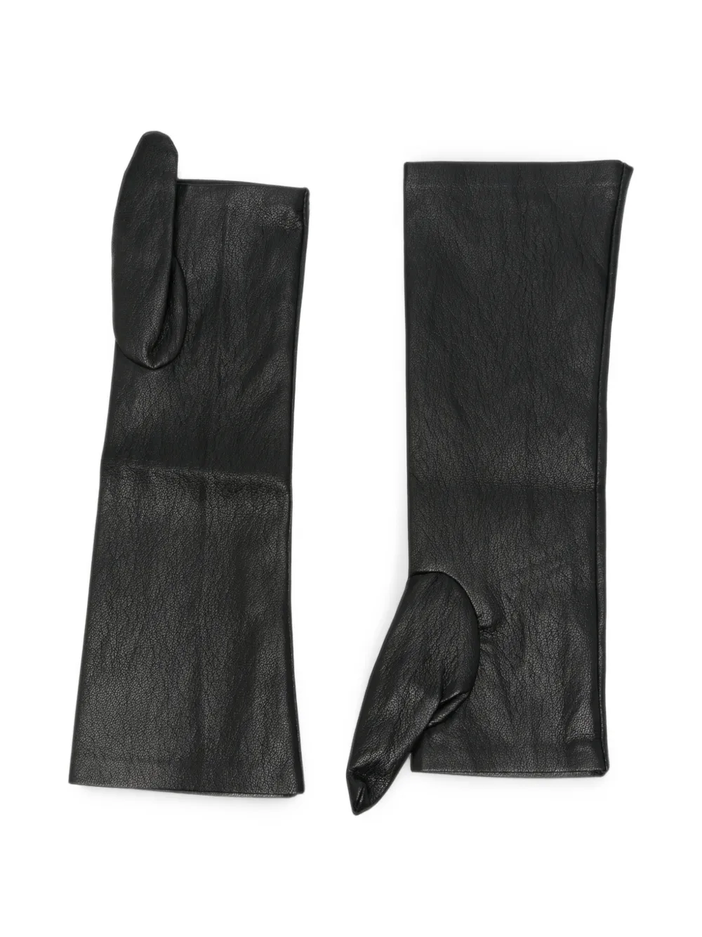 Rame Logo-plaque Long-length Gloves In Black