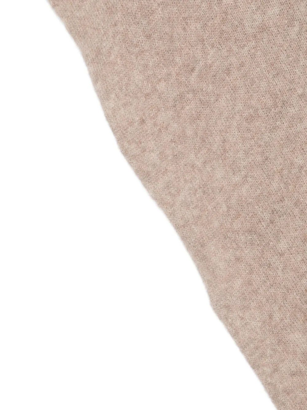 Roberto Collina Driehoekige sjaal Beige