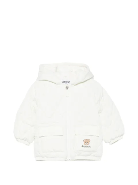 Moschino Kids Teddy Bear quilted jacket
