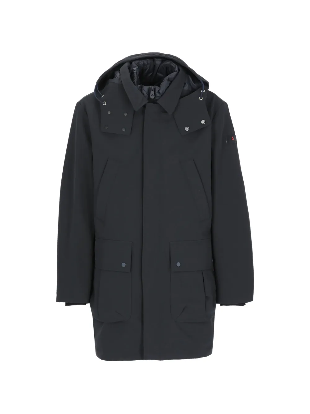 Peuterey hooded padded coat - Blu