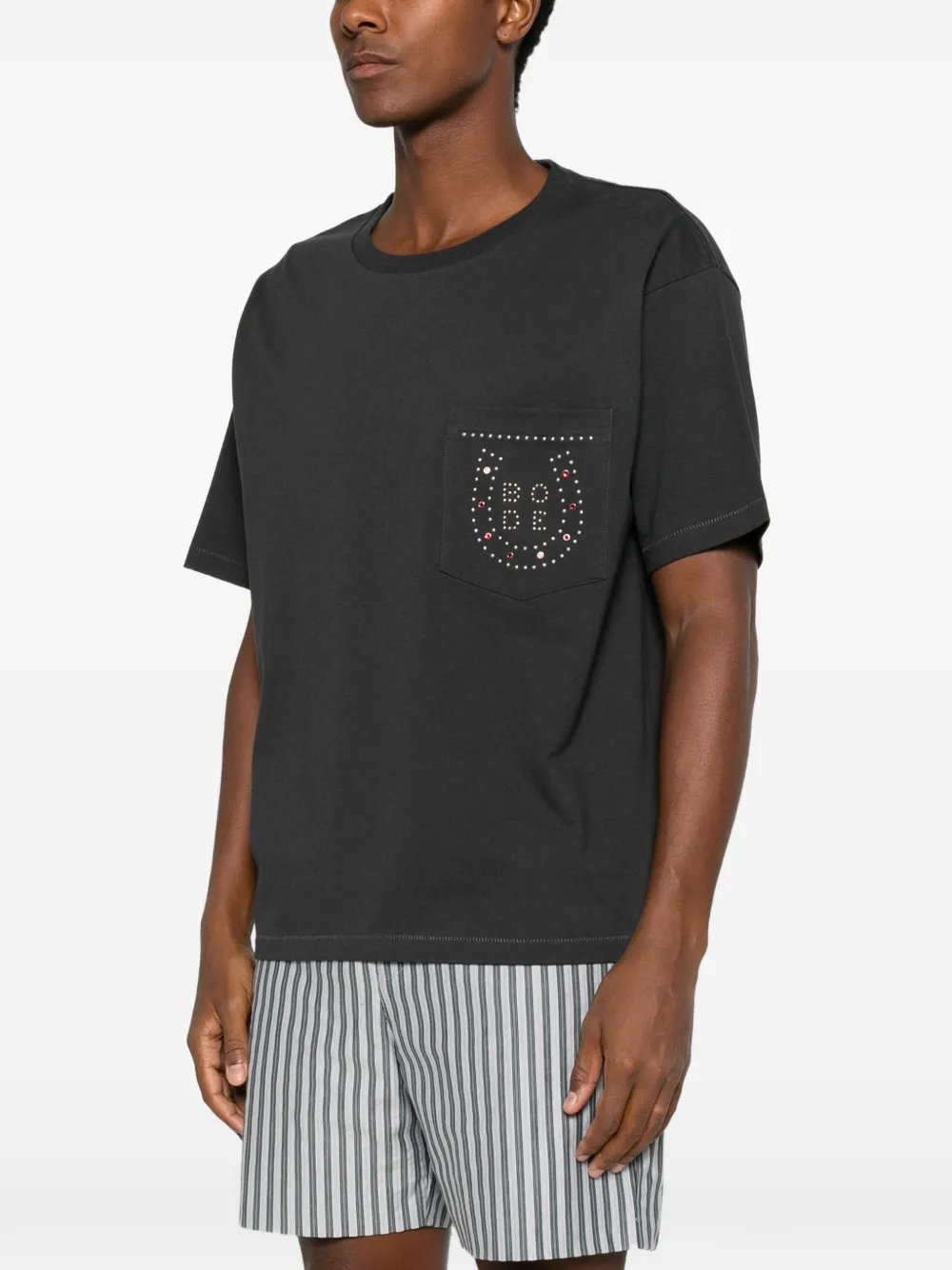 BODE T-shirt verfraaid met studs Zwart