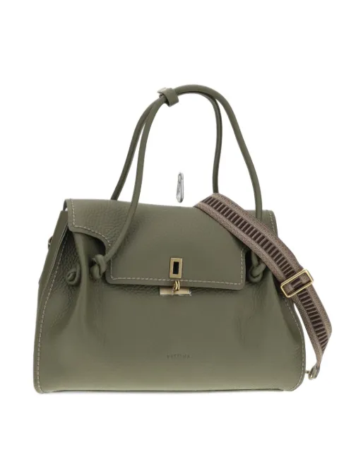 VISONA` Queen grained-leather tote bag