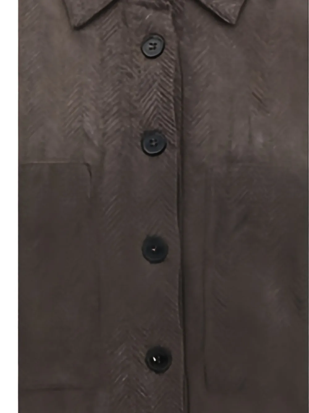 Missoni cashmere-blend shirt with zig zag motif Bruin