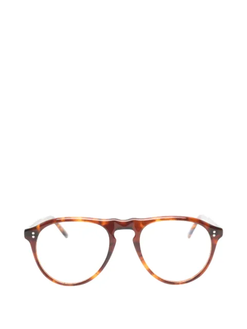 Lesca Tony round-frame glasses