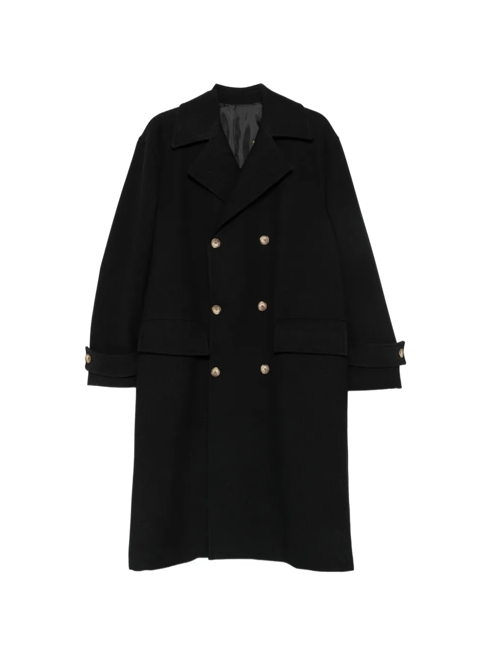 officina sartoriale double-breasted coat - Schwarz
