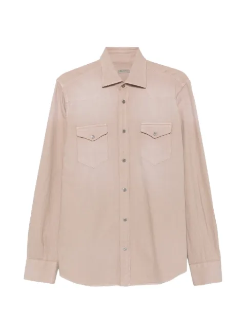 SARTORIO NAPOLI press-stud-fastening shirt