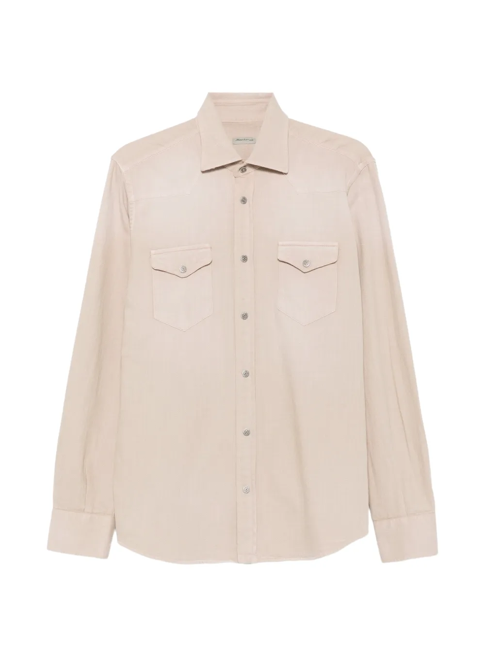 SARTORIO NAPOLI press-stud-fastening shirt - Toni neutri