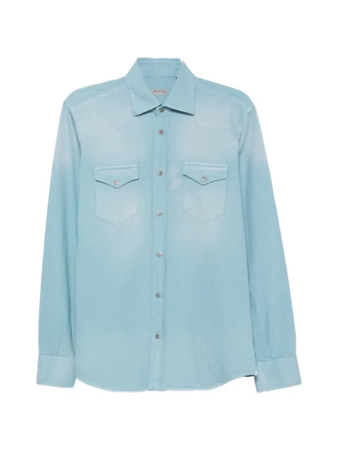 SARTORIO NAPOLI faded-effect Western-yoke shirt