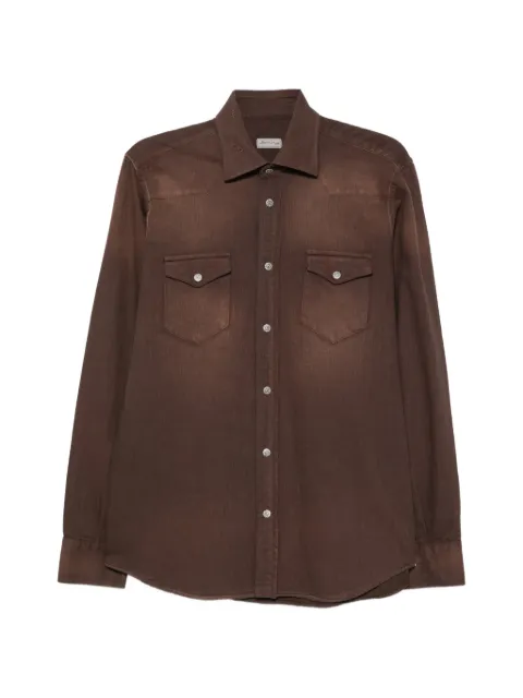 SARTORIO NAPOLI faded-effect Western-yoke shirt