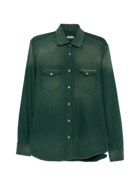 SARTORIO NAPOLI faded-effect Western-yoke shirt
