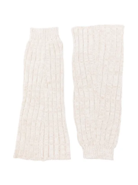 UGG ribbed button-detail leg warmers
