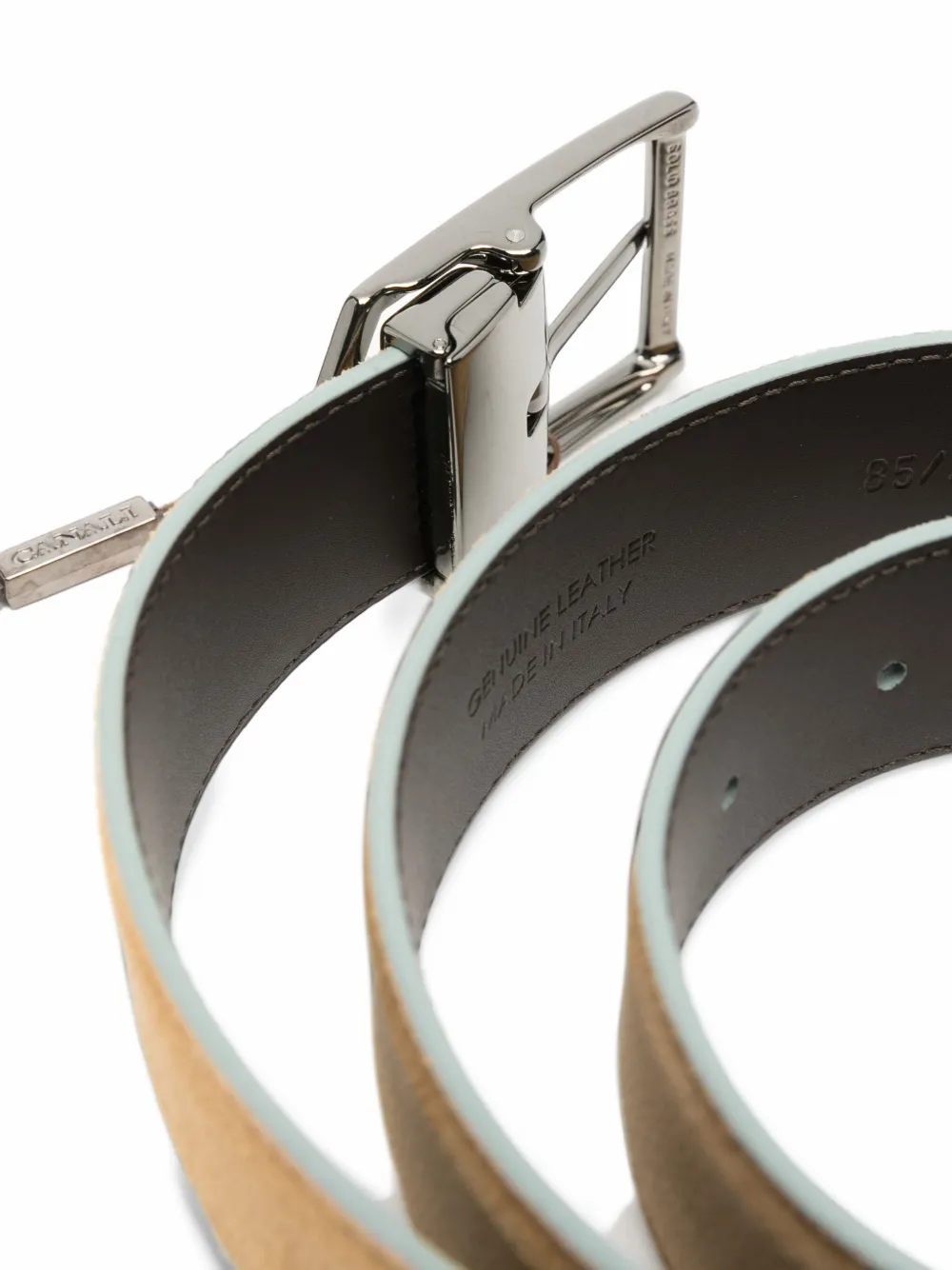 Canali suede belt Beige