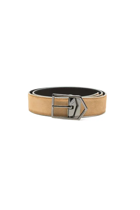 Canali suede belt