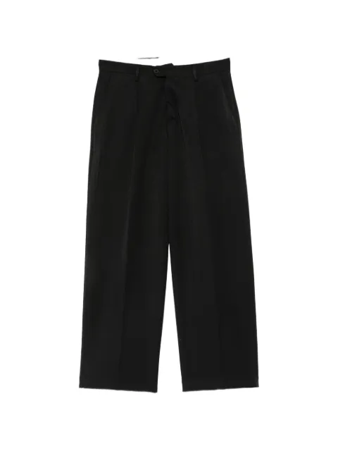officina sartoriale pleated wide-leg trousers
