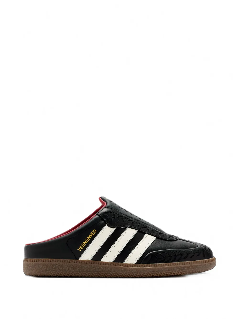 Adidas Samba embroidered leather sneakers Zwart