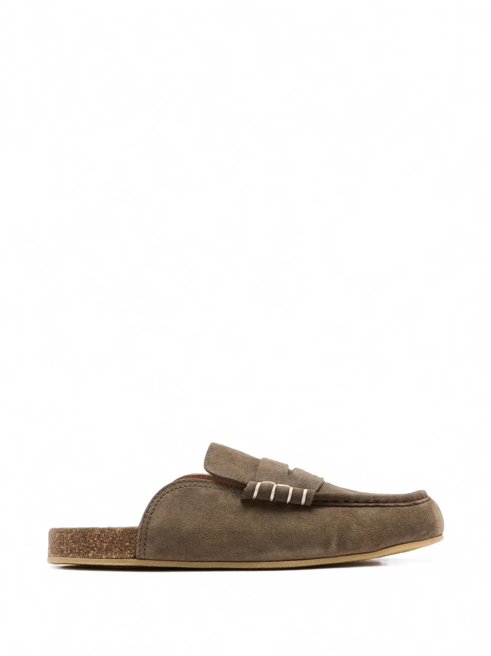 JW Anderson Stitch suede sandals - Toni neutri