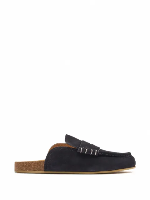 JW Anderson stitch-detail suede loafer