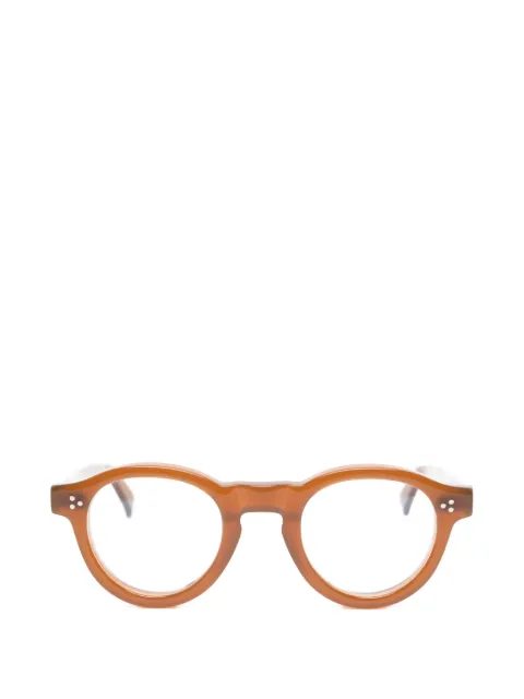 Lesca Gaston round-frame glasses