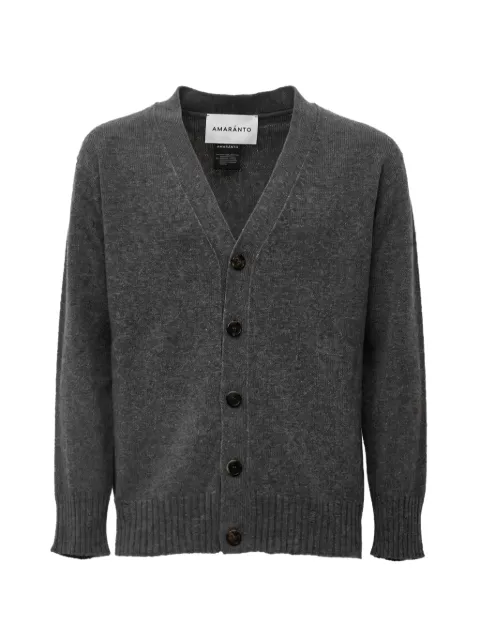 AMARANTO  V-neck button-up cardigan