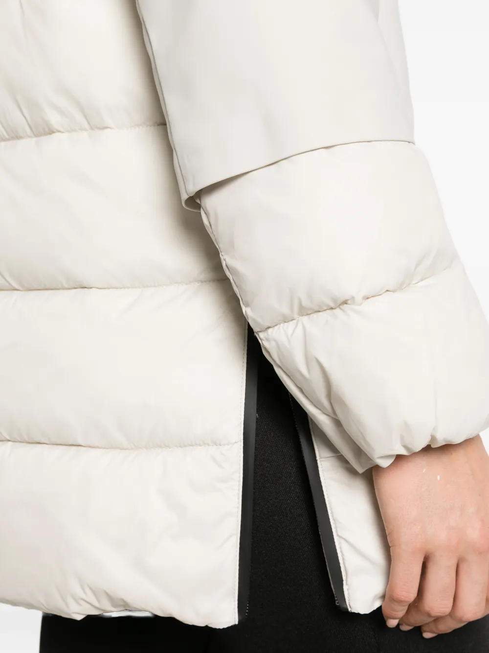 Canadian hooded padded coat Beige