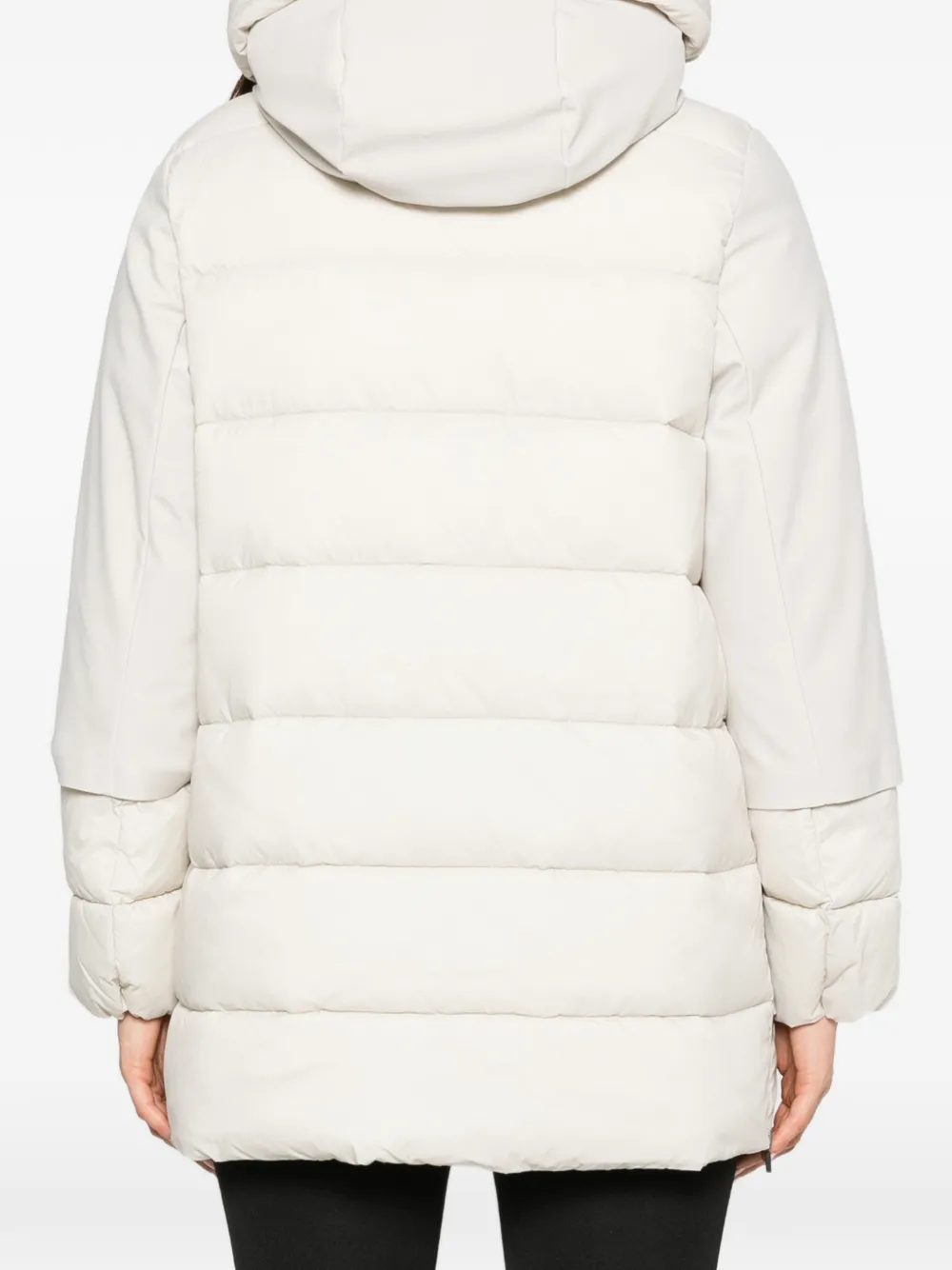 Canadian hooded padded coat Beige