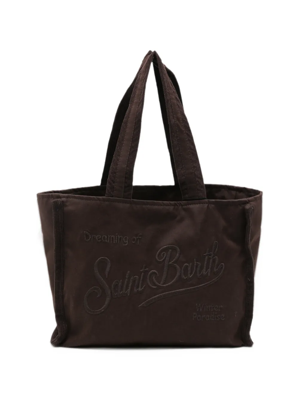 MC2 Saint Barth Colette logo-embroidered tote bag Bruin