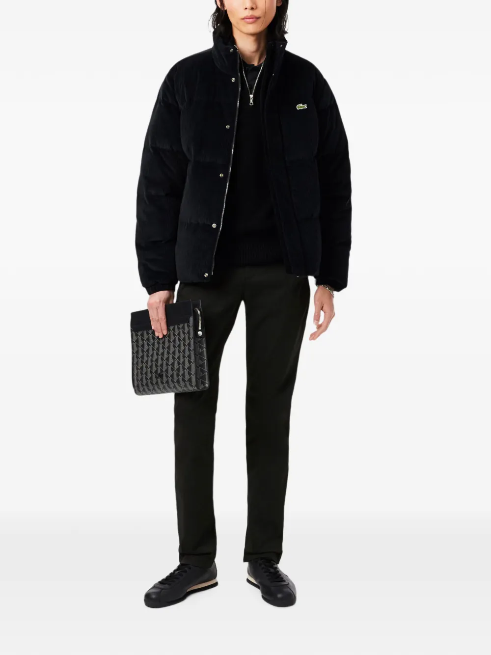 Lacoste Broek met logopatch Zwart