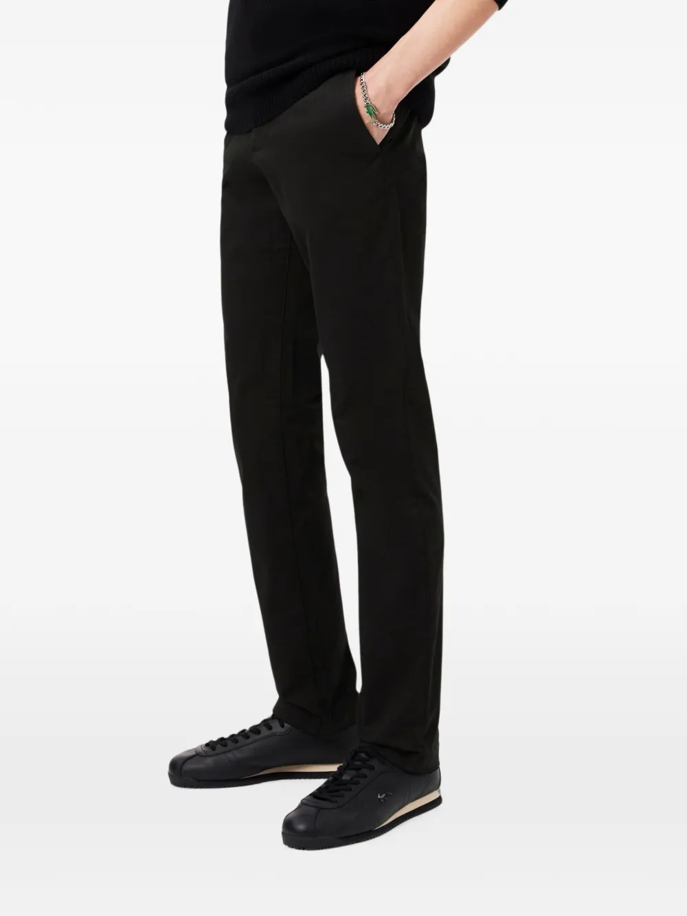 Lacoste Broek met logopatch Zwart