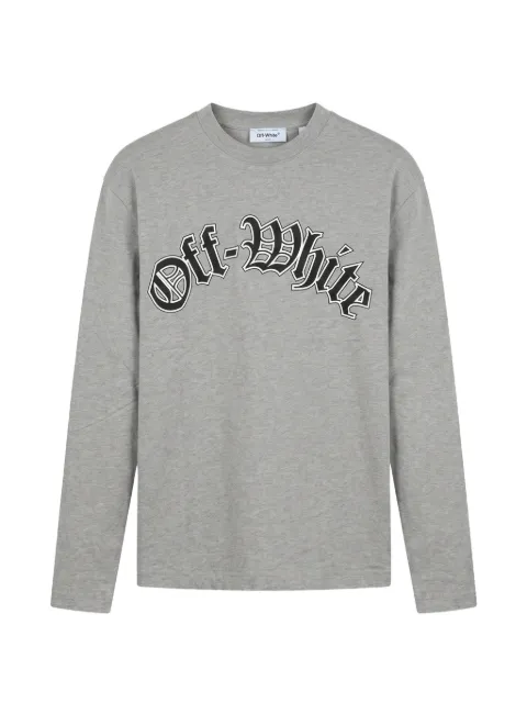 Off-White logo-print long-sleeve T-shirt