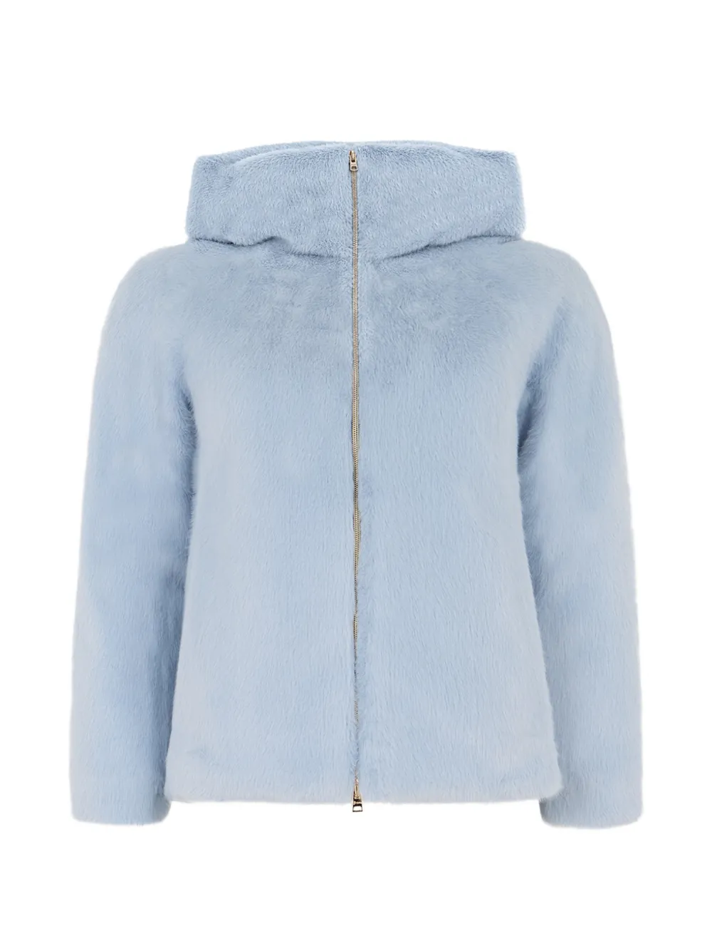 Herno faux-fur hooded jacket