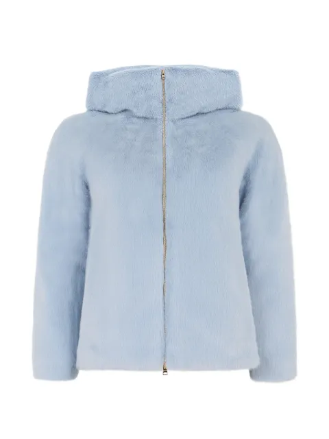 Herno faux-fur hooded jacket
