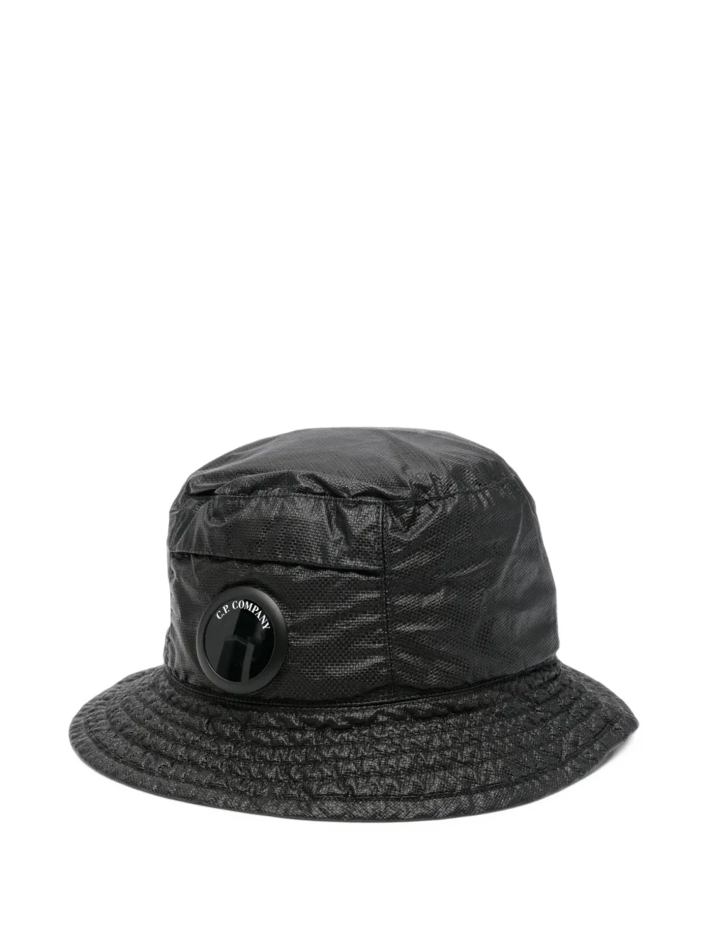 C.P. Company Goggle-detail bucket hat Zwart