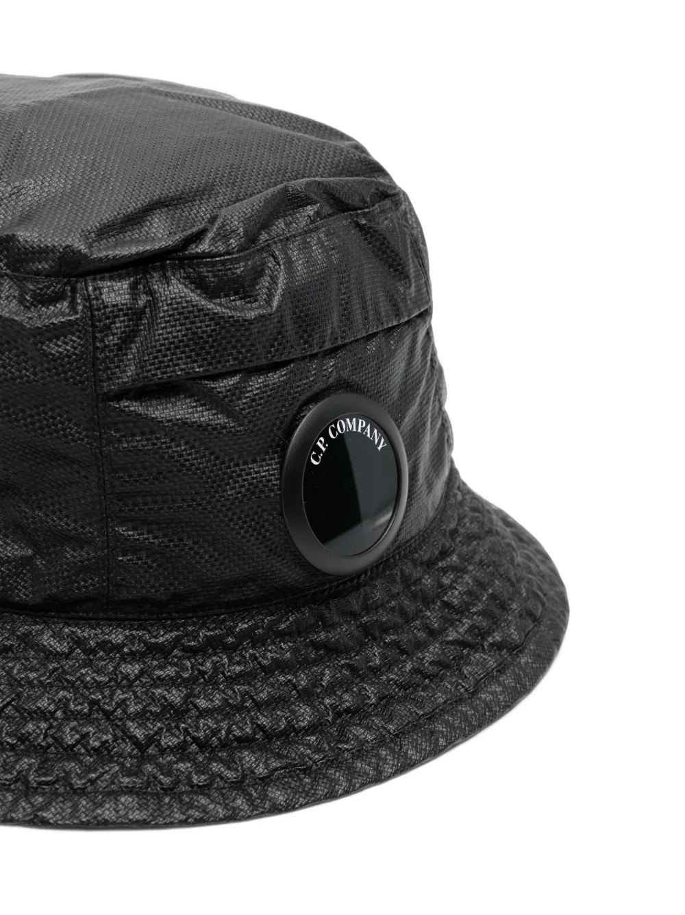 C.P. Company Goggle-detail bucket hat Zwart
