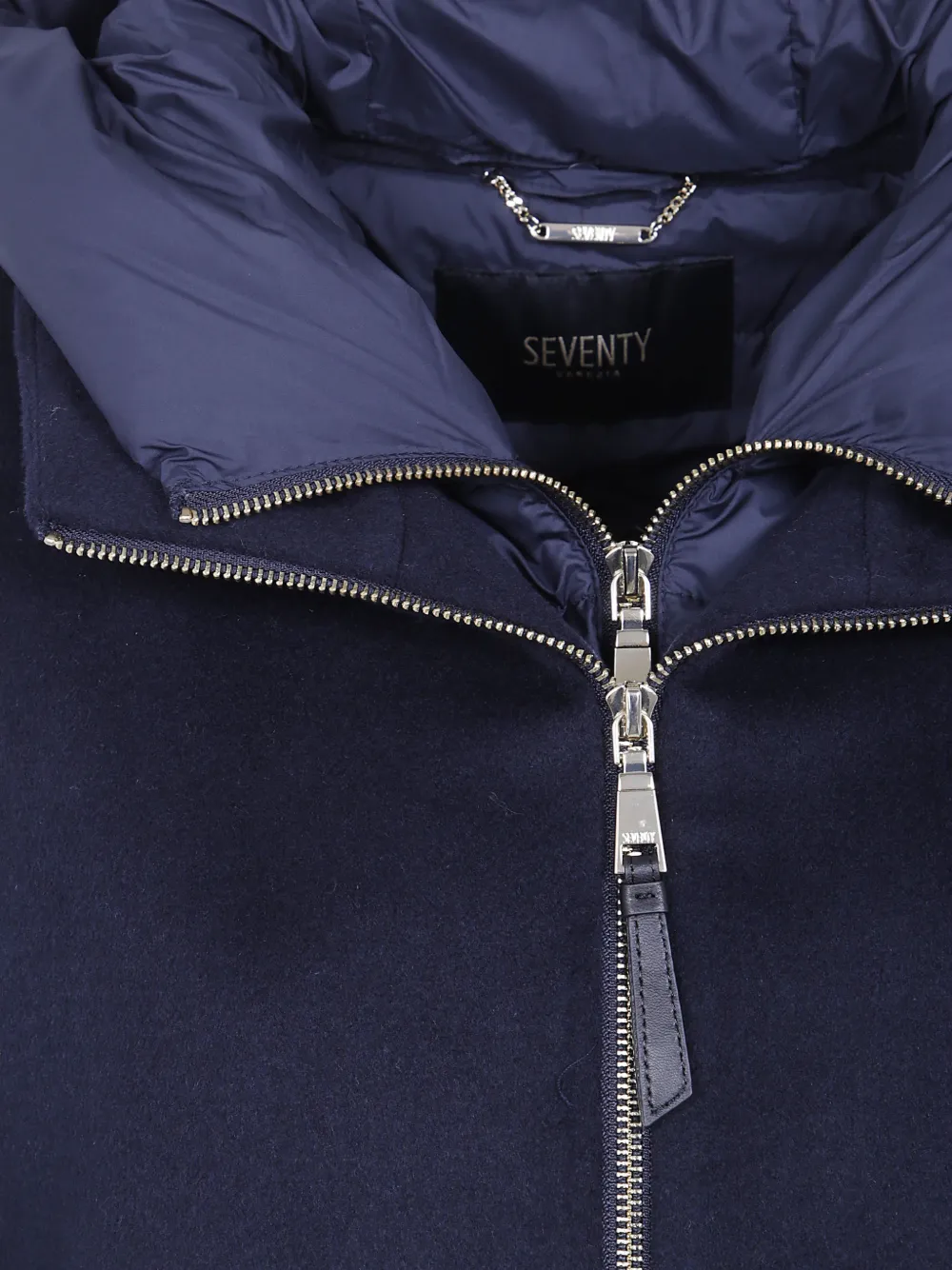 Seventy Jas met capuchon Blauw