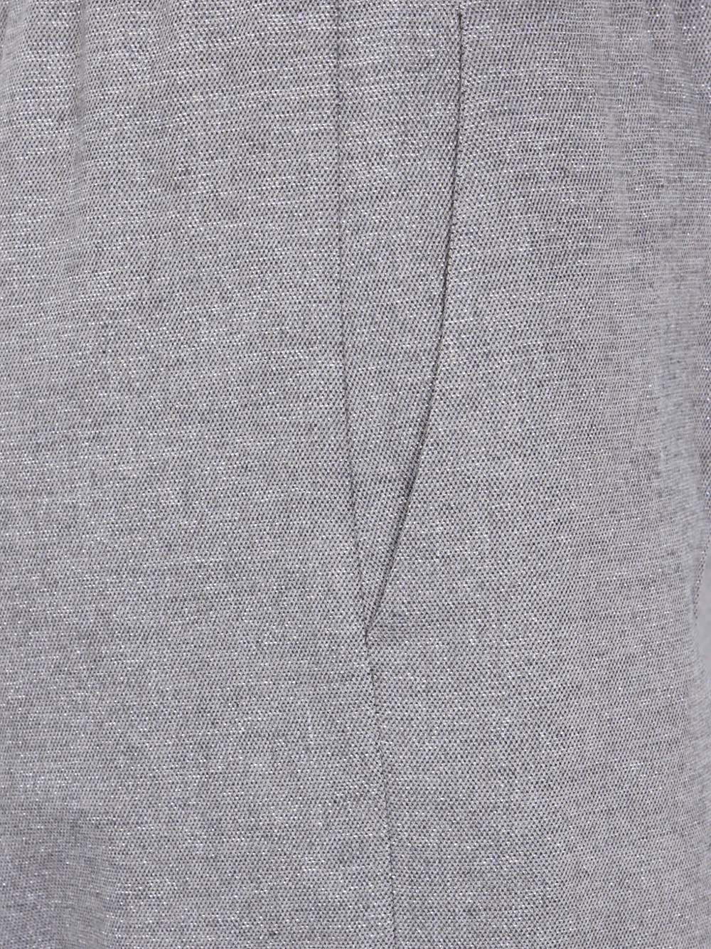 D.Exterior Straight broek met glanzend effect Grijs